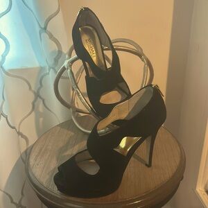 Michael Kors Elena Cross Strap Heel